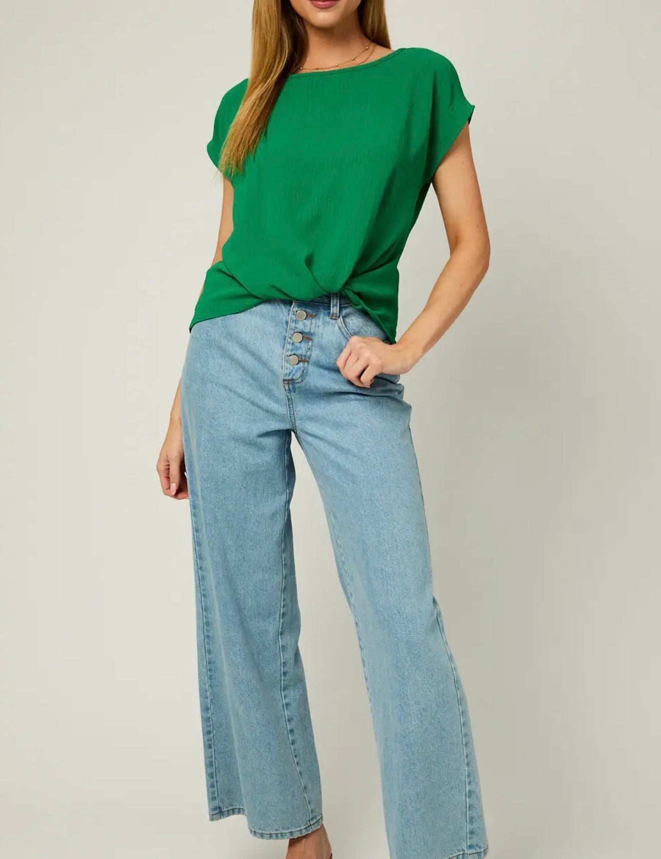 Friday Feels Top - Green