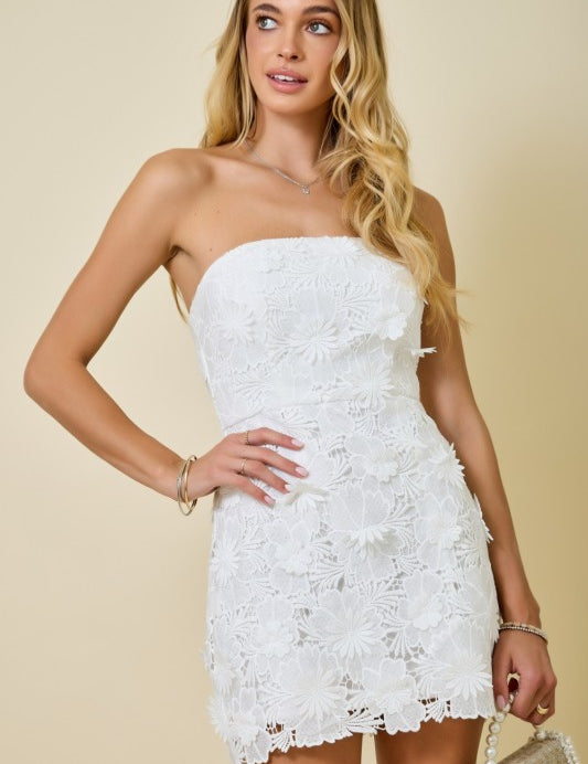 Aura Blossom Mini Dress