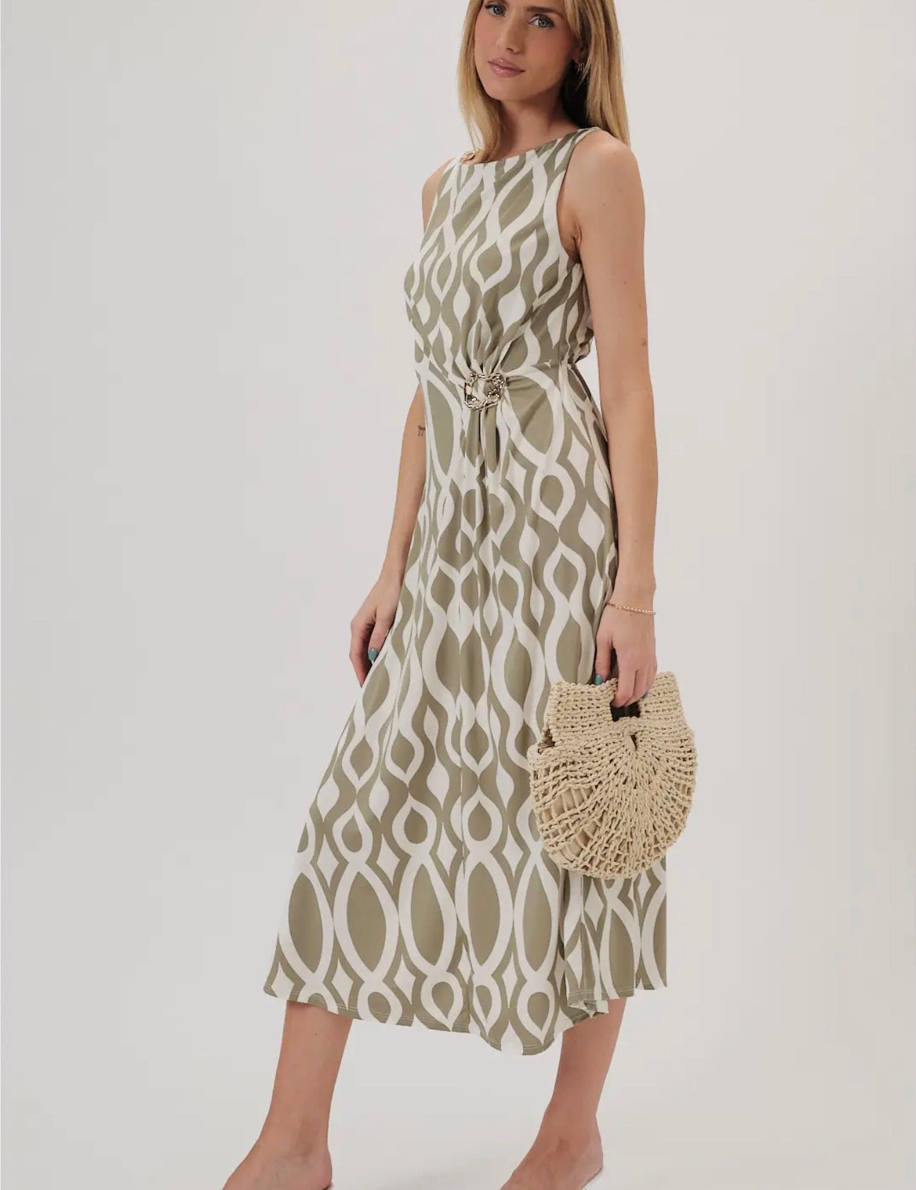 Wrapped In Love Dress - Sage