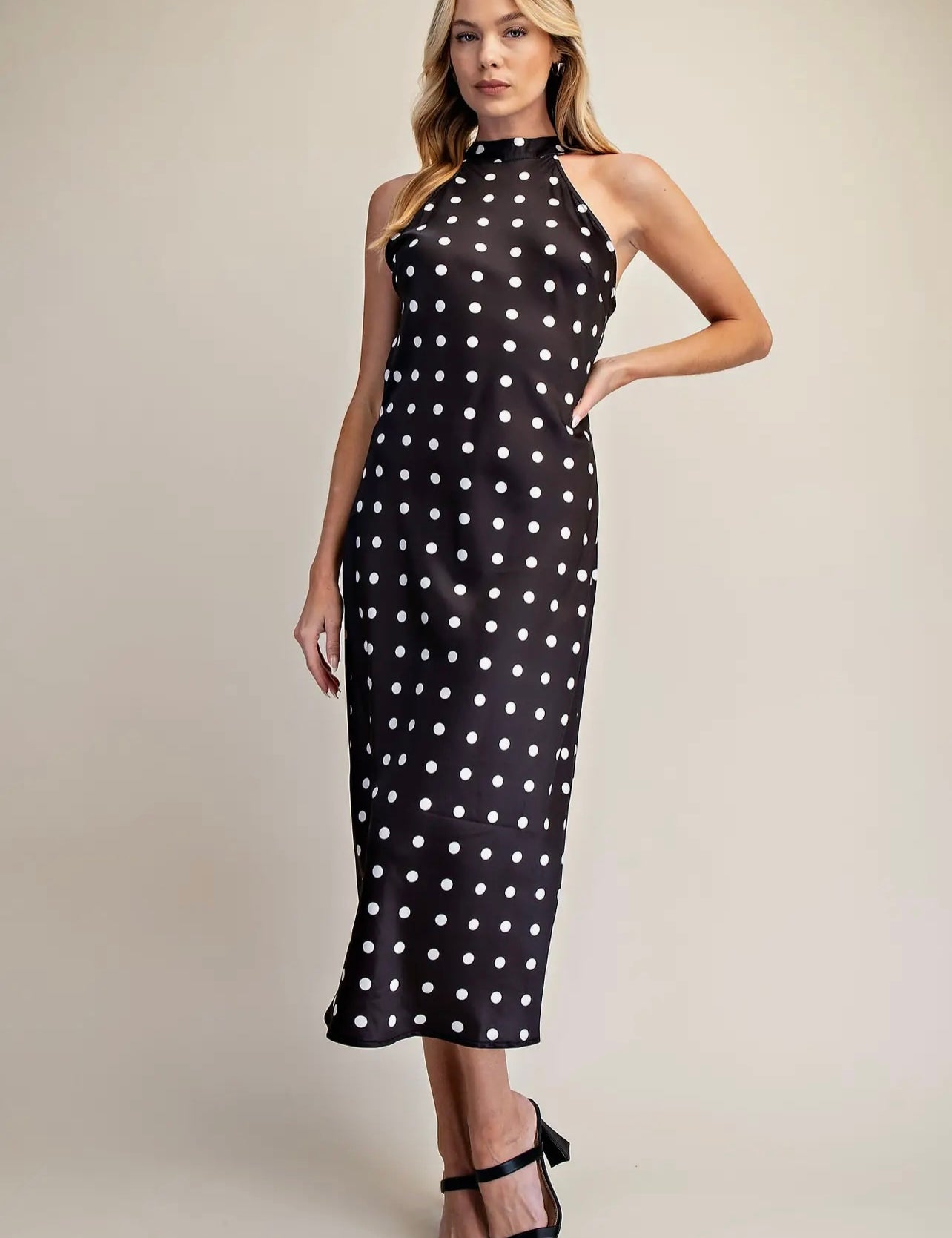 Backless Muse Dress Black