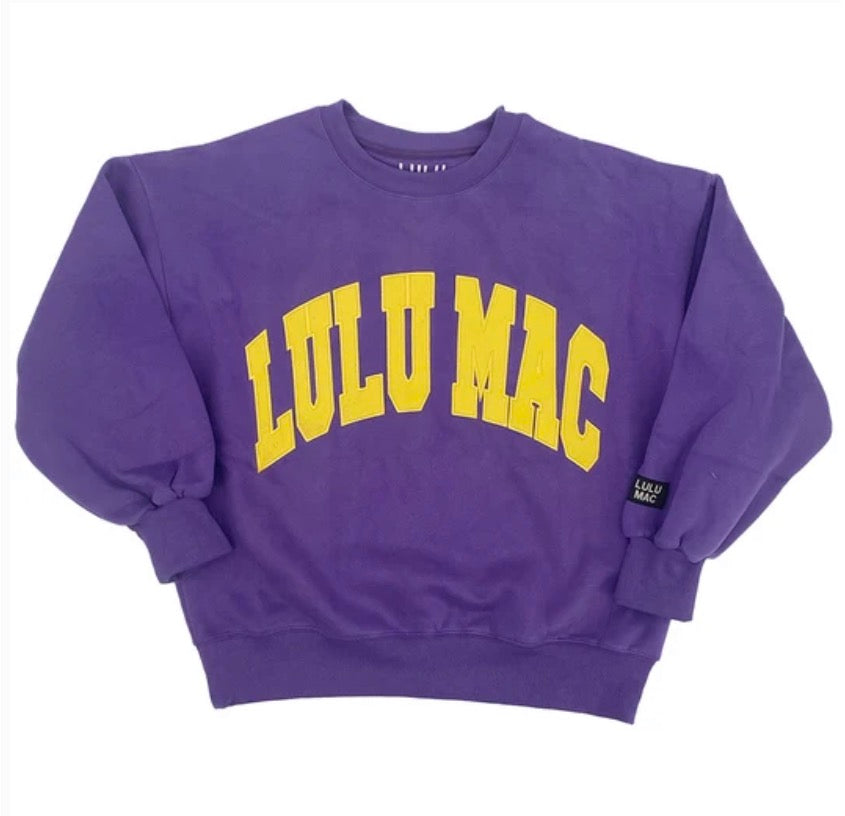 Lulu Mac Sweatshirt - Purple/Yellow