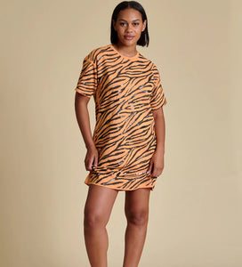 The Sequin Repeat T-shirt Dress Tigers Bayou Belle Boutique The Sequin Repeat T-shirt Dress Tigers Bayou Belle Boutique
