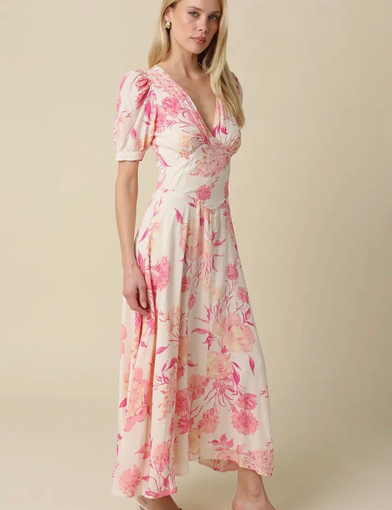 Aurora Bloom Maxi Dress