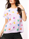QOS Lavender Multi Spider Tee