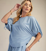 Keeping It Sassy Top Blue