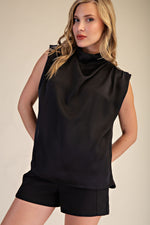 Glamorous Poise Top Black