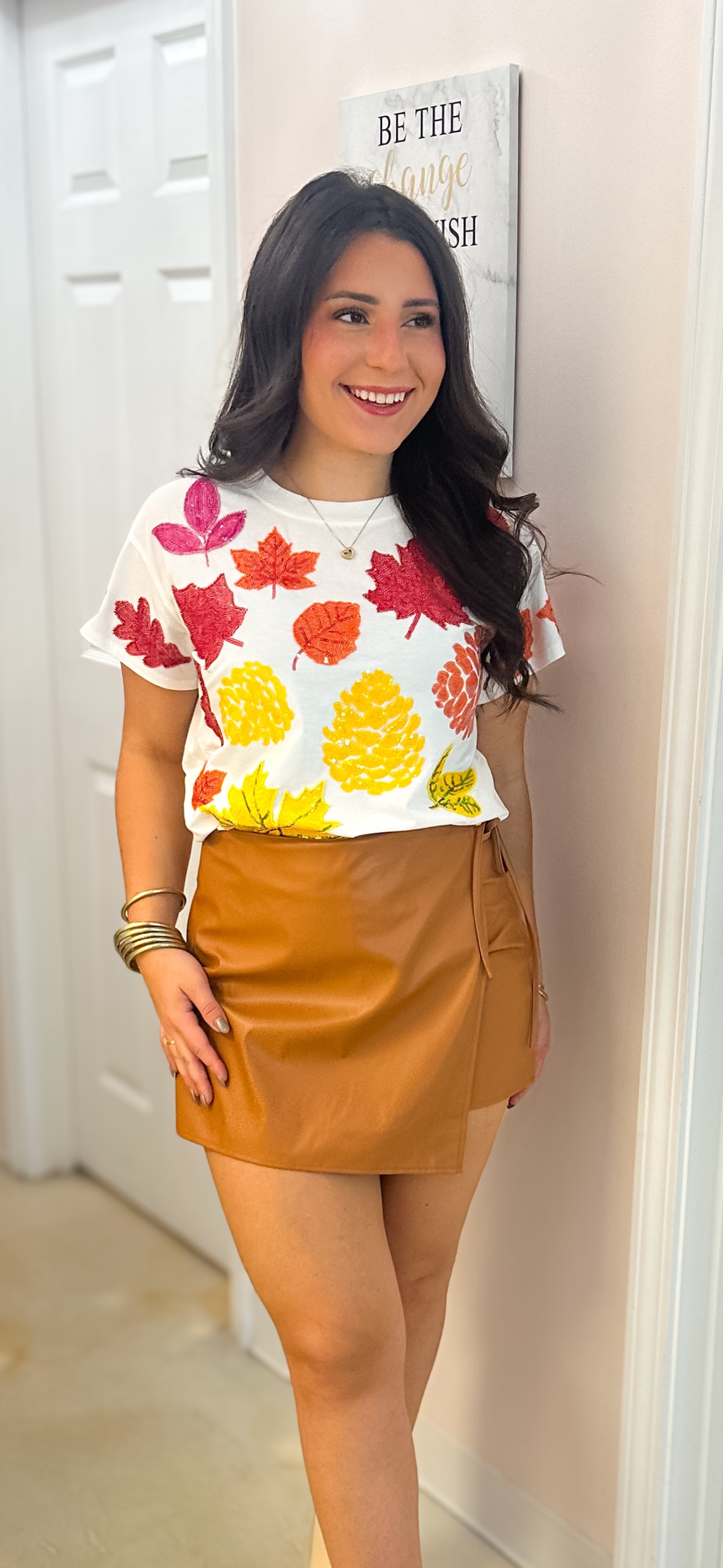 QOS Fall Leaves Tee