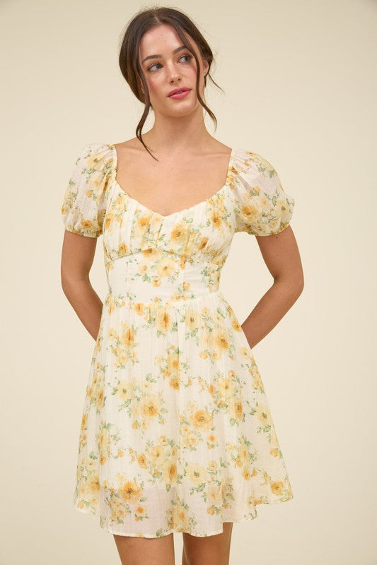 Garden Breeze Dress yellow