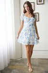 Garden Breeze Dress Blue