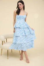 Gentle Garden Dress Blue