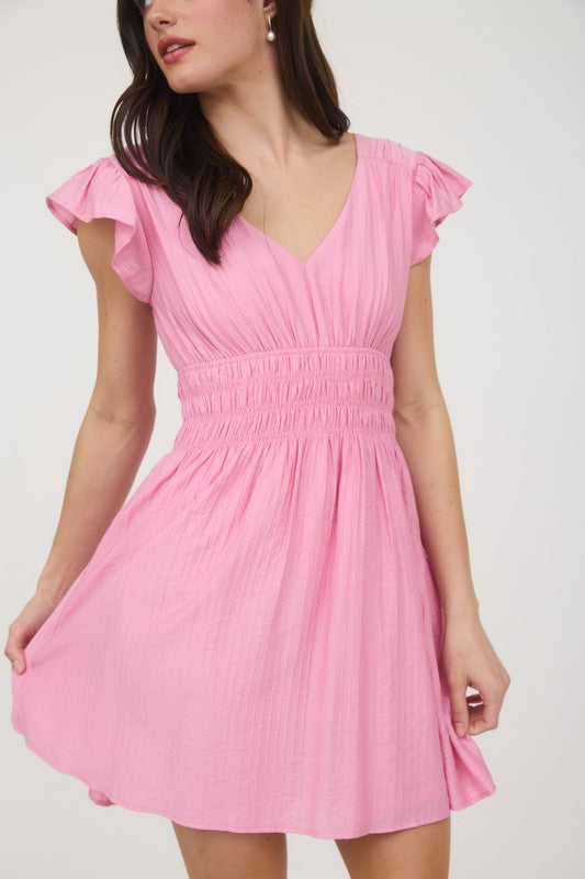Whisper of Fate Dress pink