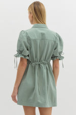 Settling Down Dress Seafoam