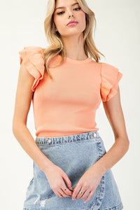 Cotton Cutie Top Orange