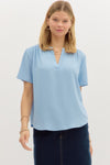 Abigail Top Baby Blue