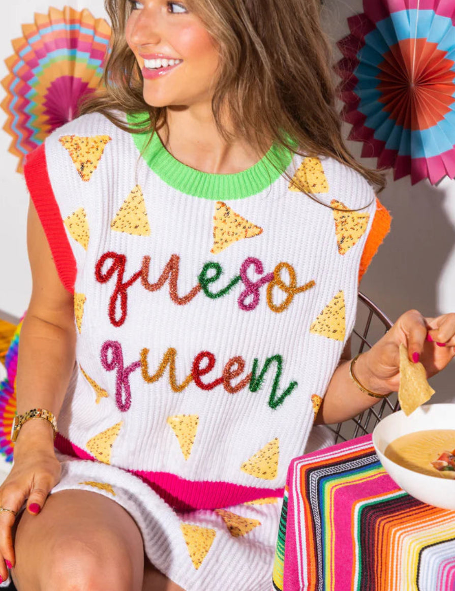 QOS Queso Queen Sweater Vest