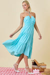 Let It Go Midi Dress Blue