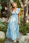 Take Me To Greece Dress Blue