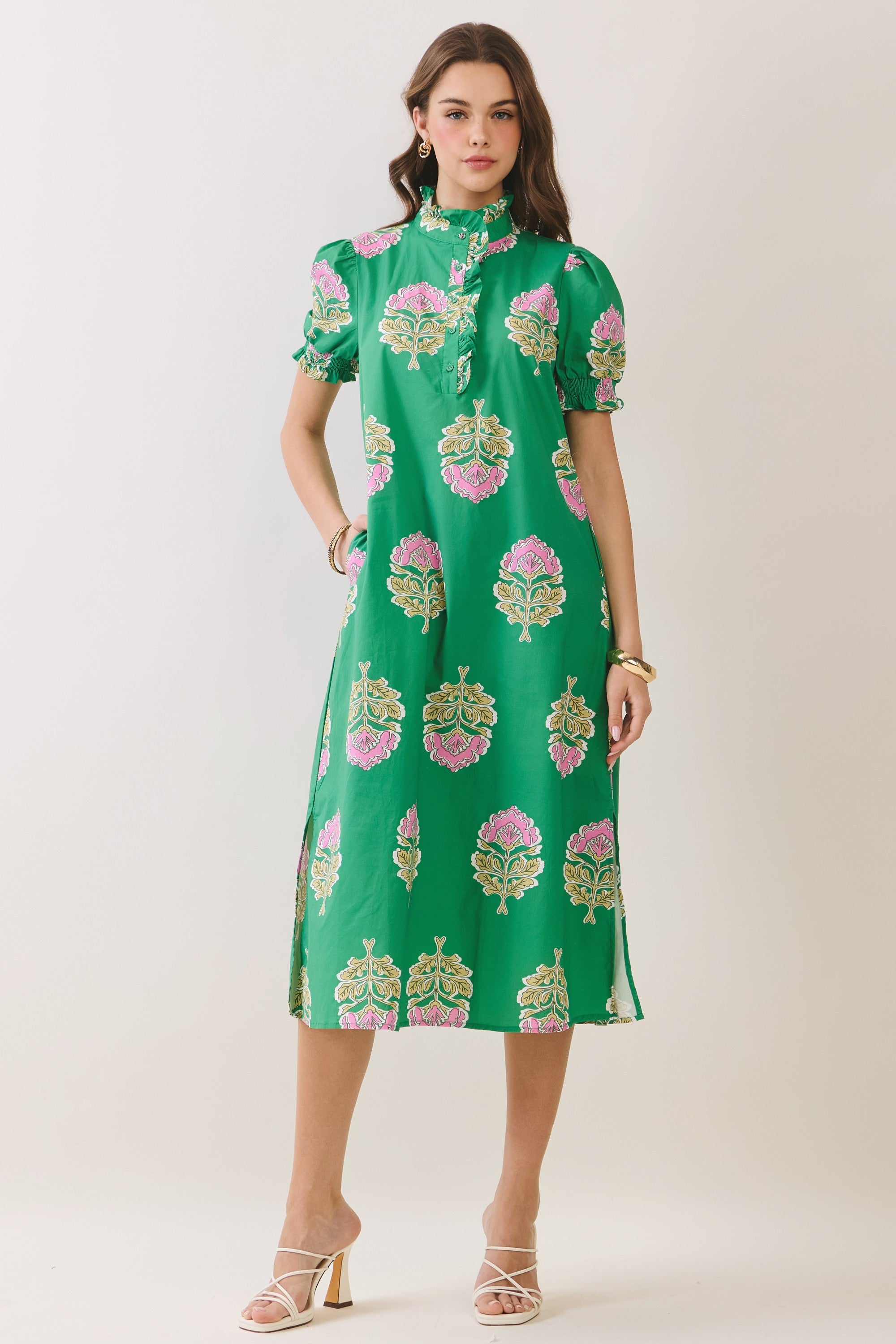 Magnolia Garden Midi Dress