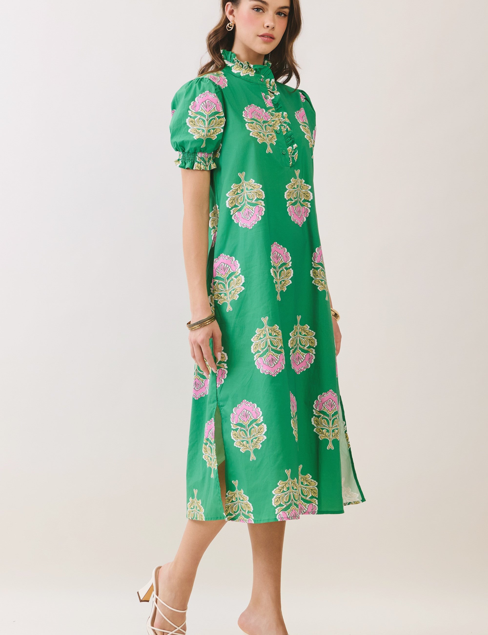 Magnolia Garden Midi Dress