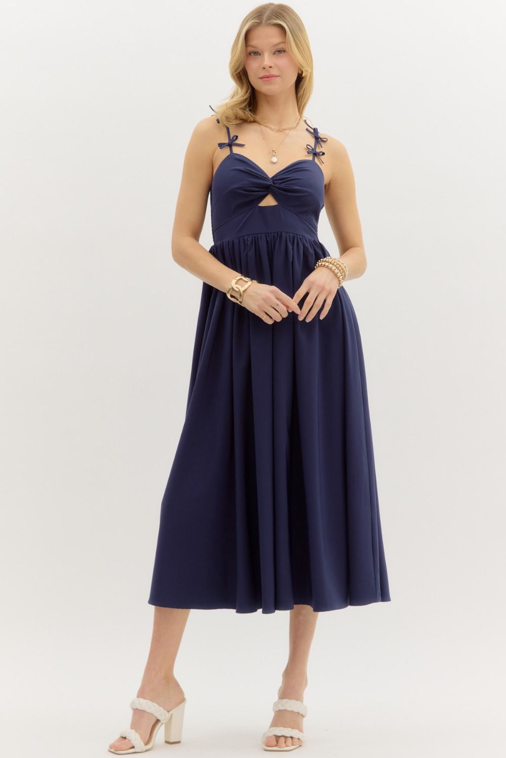So Alive Midi Dress Navy