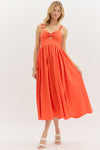 So Alive Midi Dress Orange