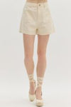 Sweet Forgiveness Shorts Ecru