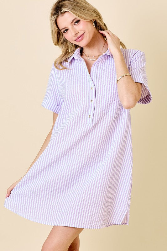 Easy Sunday Dress Lavender