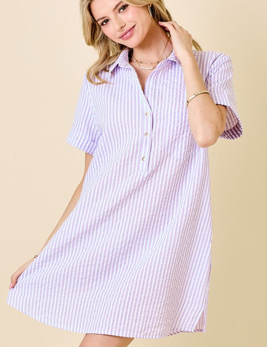 Easy Sunday Dress - Lavender
