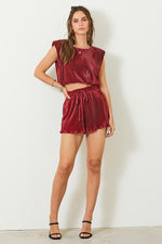 The Priscilla Set Maroon