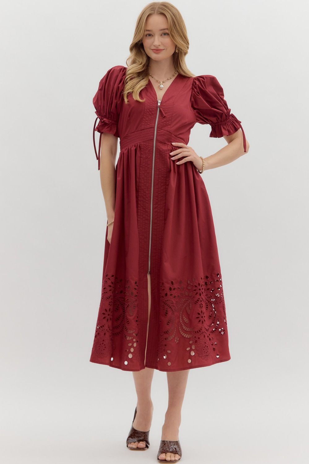Day Dreaming Dress Garnet