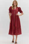 Day Dreaming Dress Garnet