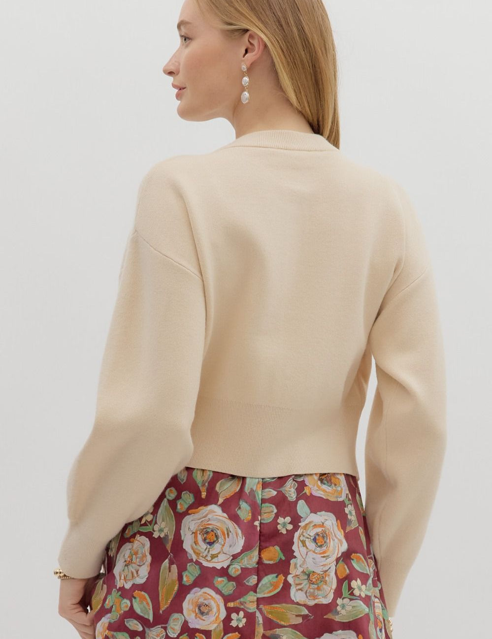 Perfect Weather Sweater Ecru