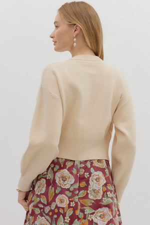 Perfect Weather Sweater Ecru