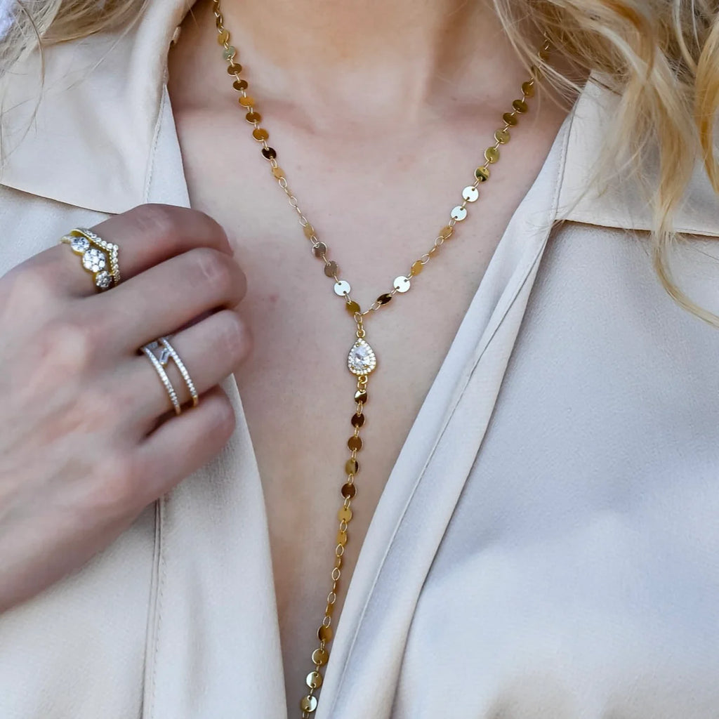 Glow Lariat Necklace