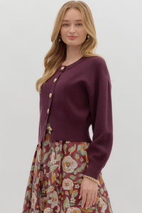 Perfect Weather Sweater Wine