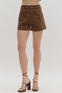 Sweet Forgiveness Shorts Brown