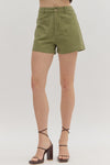 Sweet Forgiveness Shorts Olive