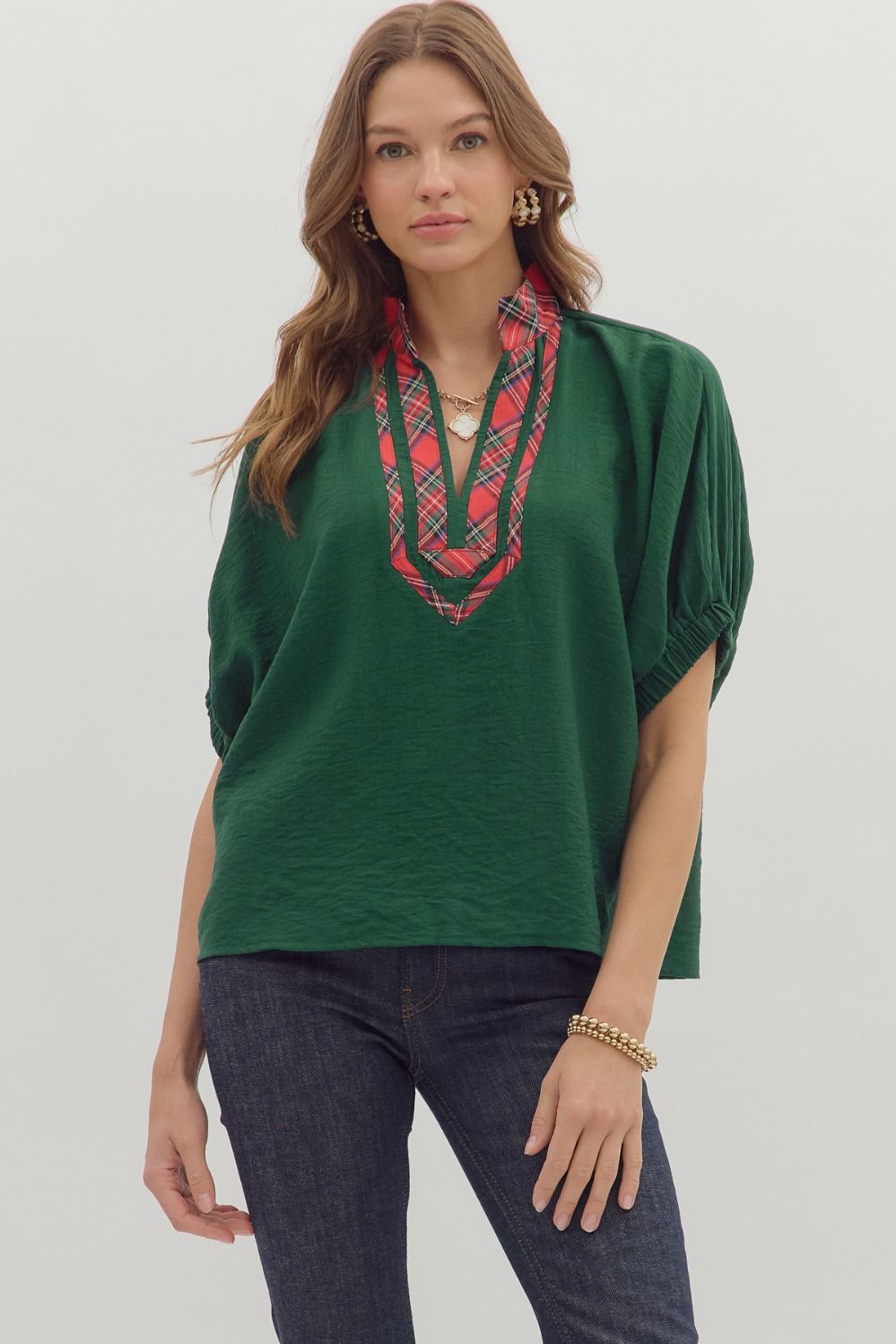 Evergreen Casual Top