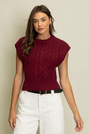 Brooke Sweater Burgundy