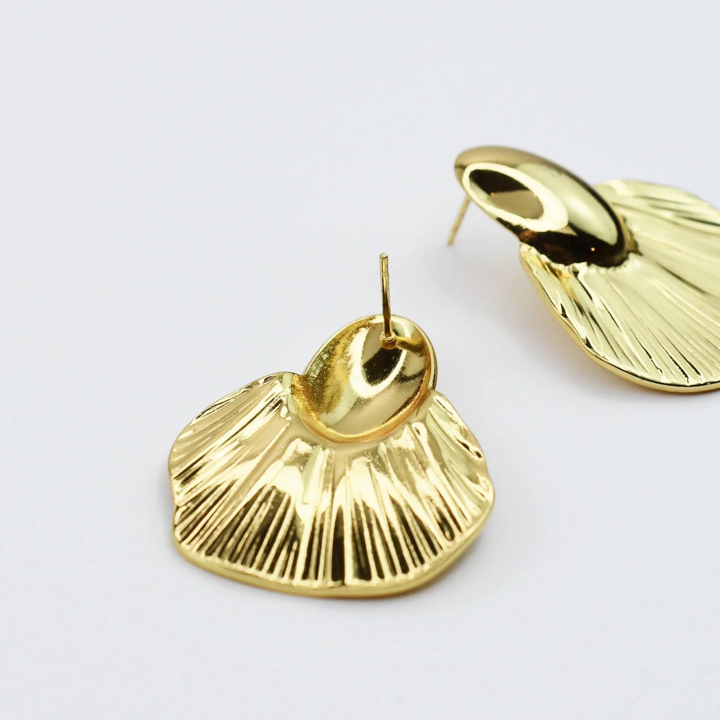 Golden Fanfare Earrings
