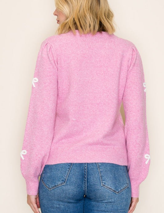 Bowtique Knots Sweater
