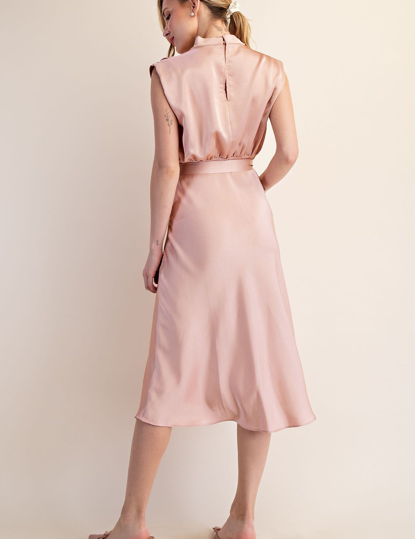Give Me A Reason Midi Dress - Light Pink