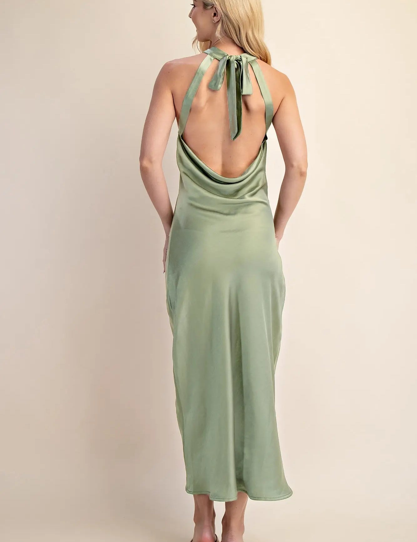Effortless Enchantment Dress - Sage