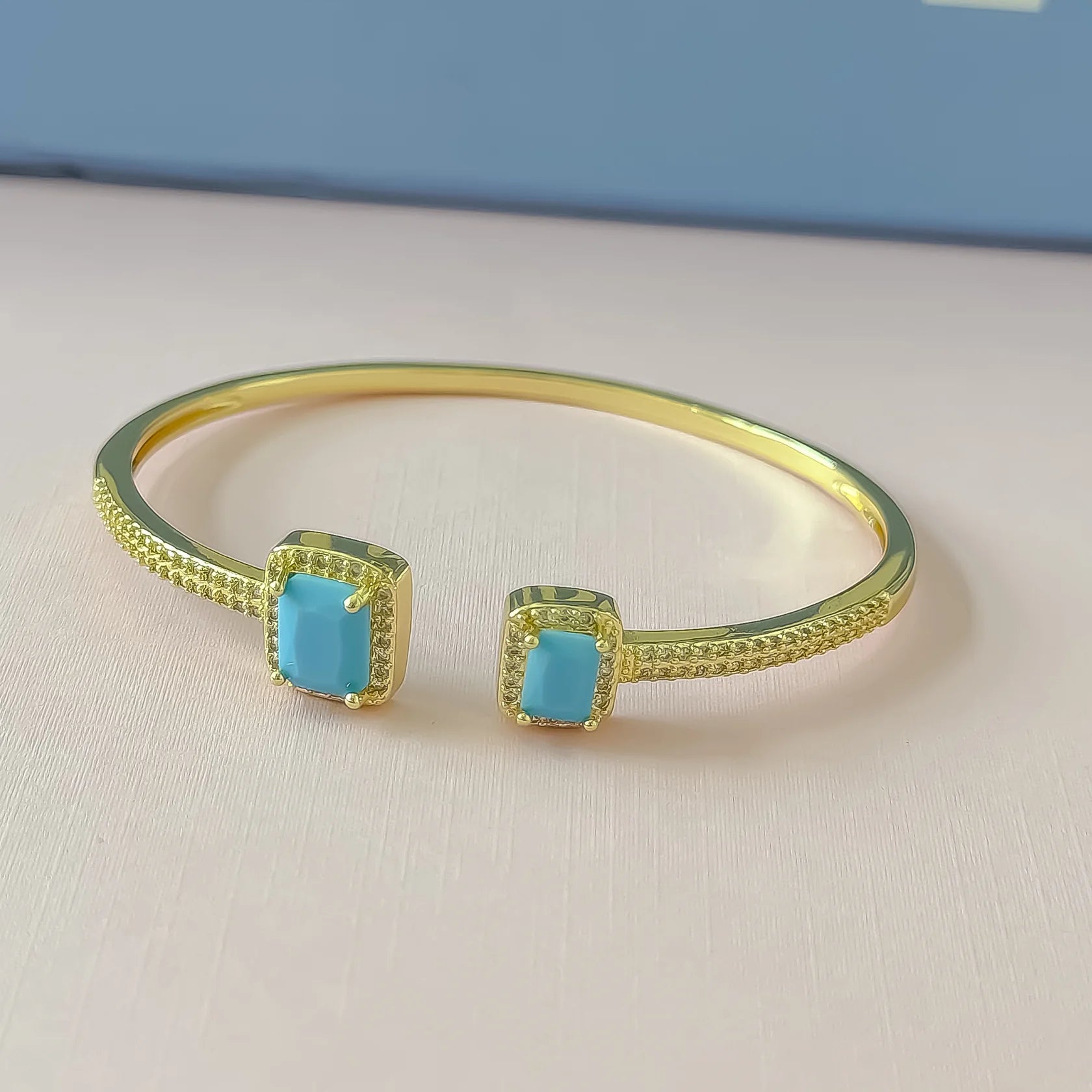 Turquoise Spark Cuff