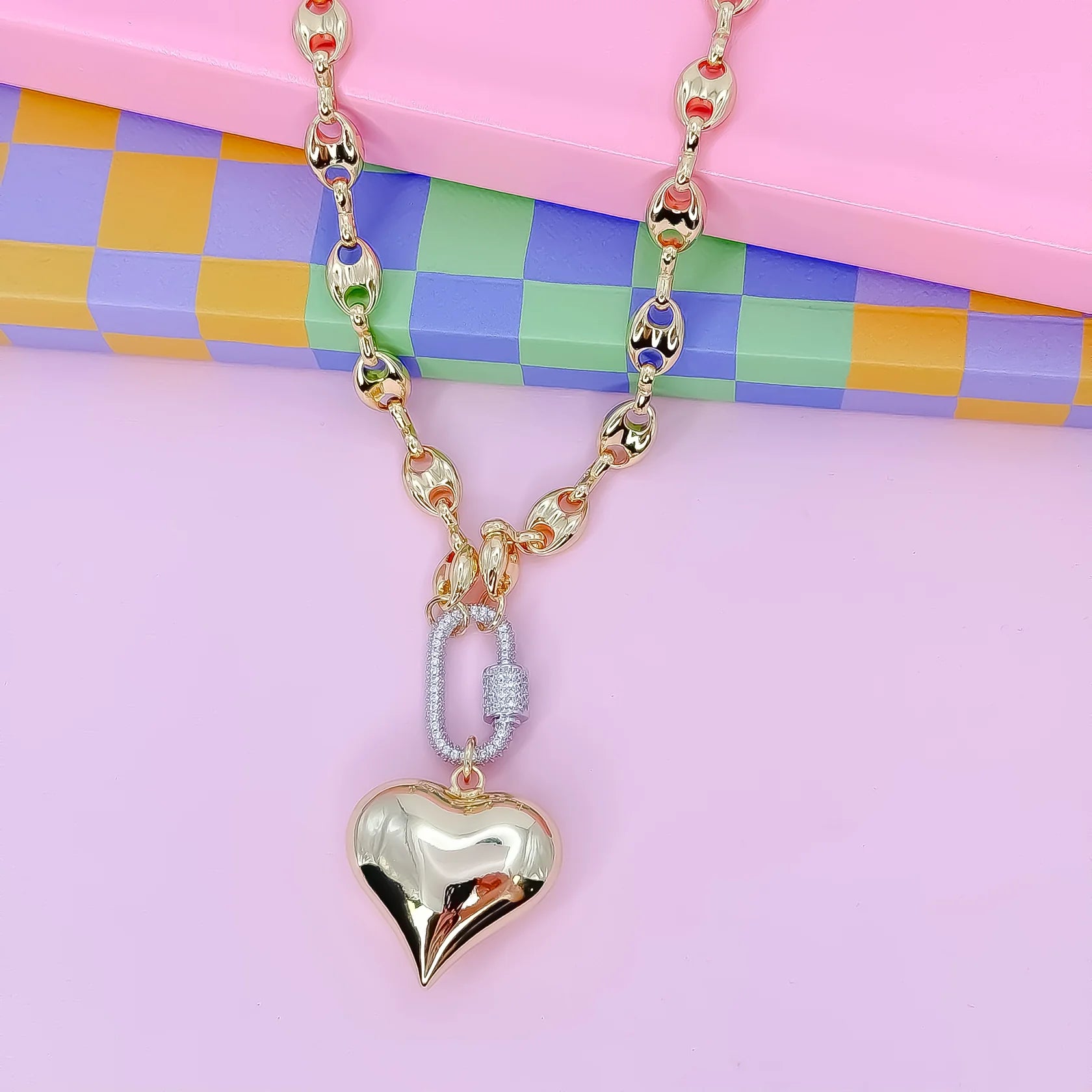 Double Trouble Gold Necklace