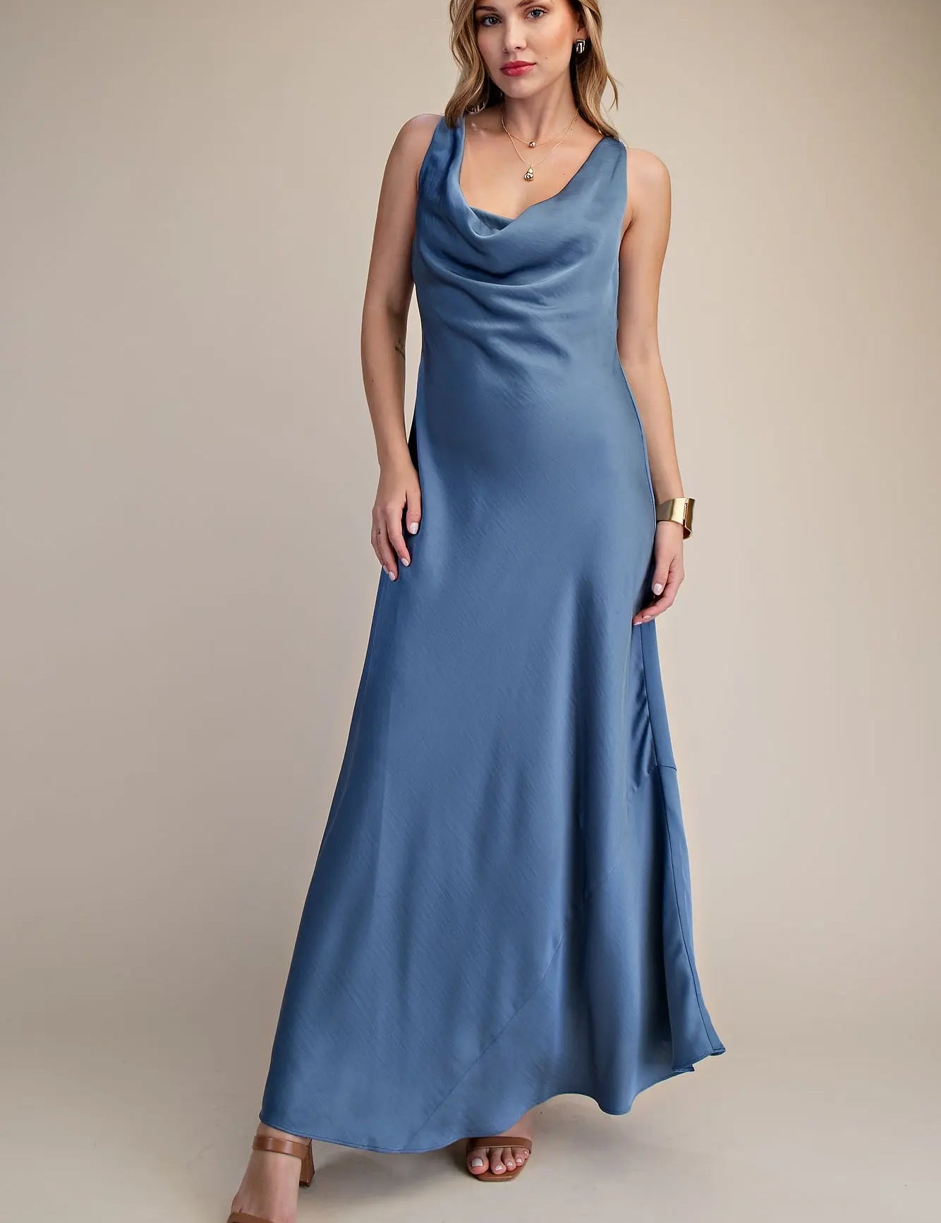Valentina Maxi Dress Blue