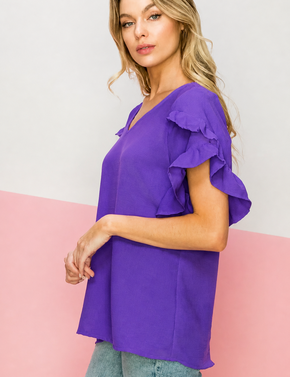 Tiger Flutter Blouse
