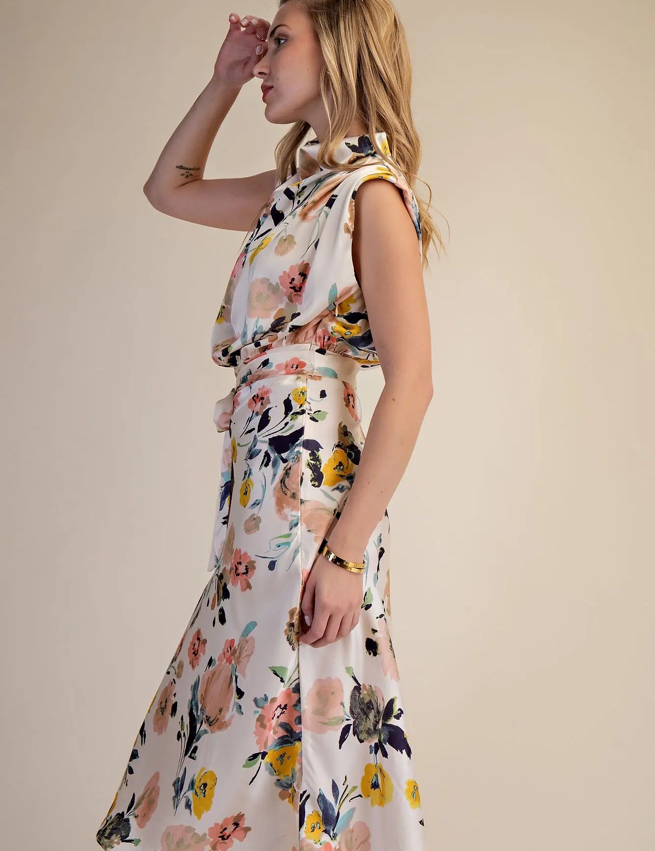 Floral Adventures Dress -  Ivory