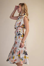 Floral Adventures Dress Ivory