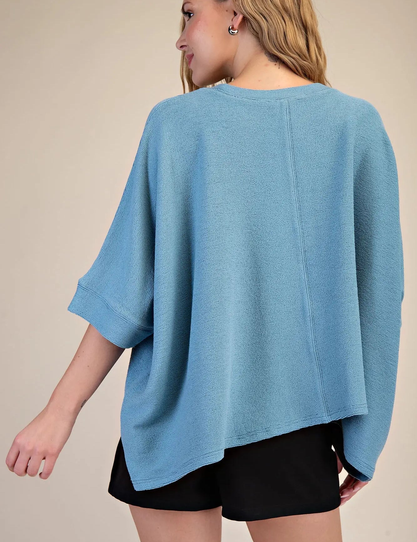 Covered In Grace Top Blue